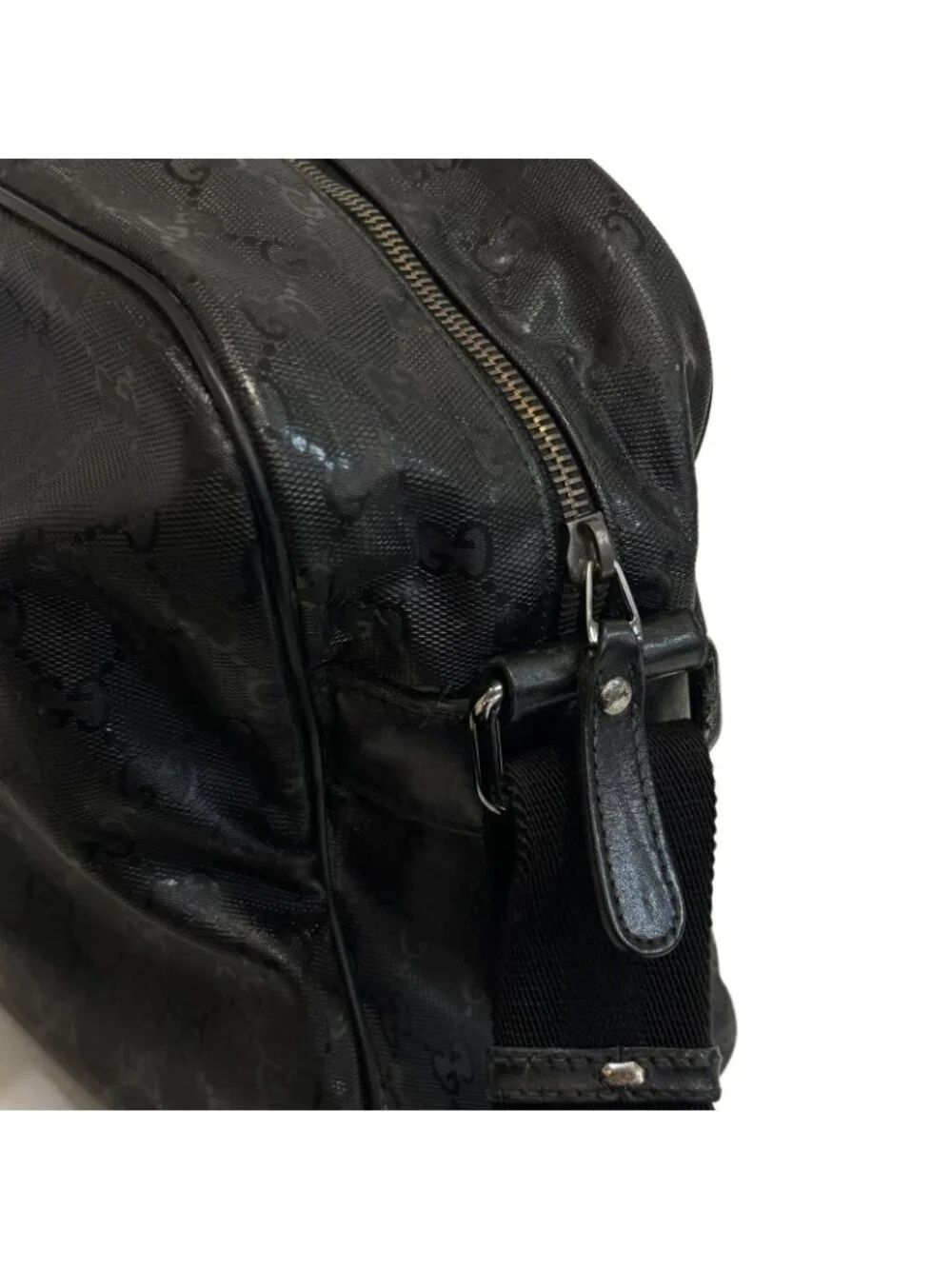 Gucci GG Supreme Shoulder Bag Black